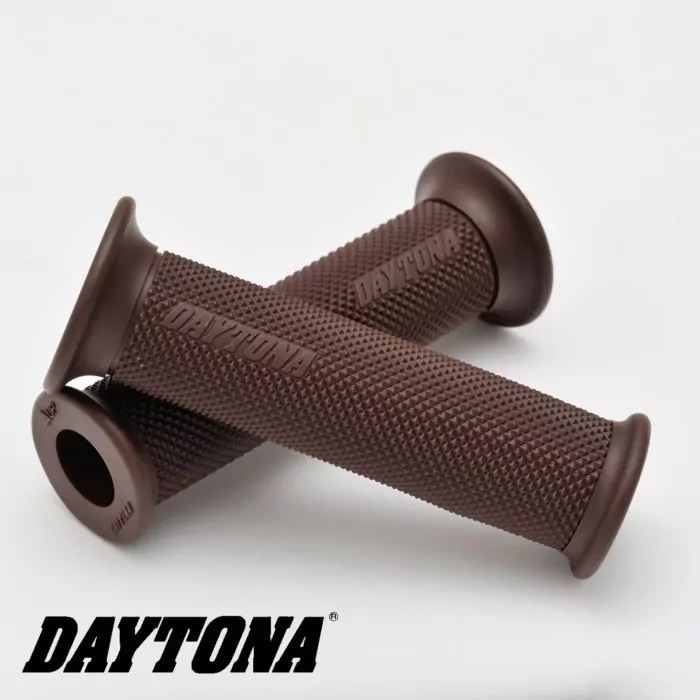 Gummi-Griff "Base" | braun Länge: 120mm | offen | 7/8"-22 mm