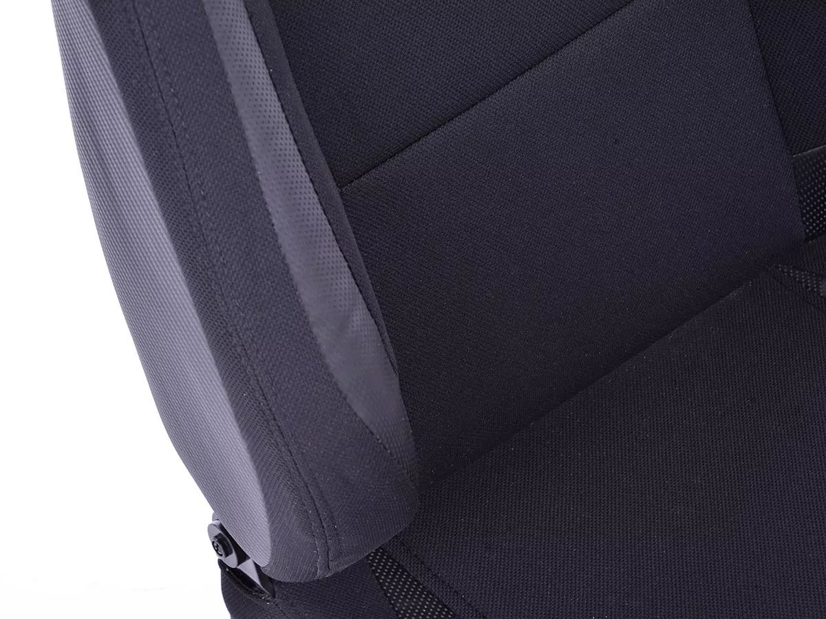 FK Sportsitze Auto Halbschalensitze Set Köln Kunstleder/Stoff schwarz