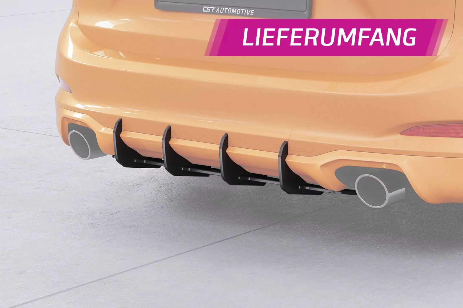 Racing Diffusor / Heckansatz für Ford Focus MK4 Turnier ST-Line HA339