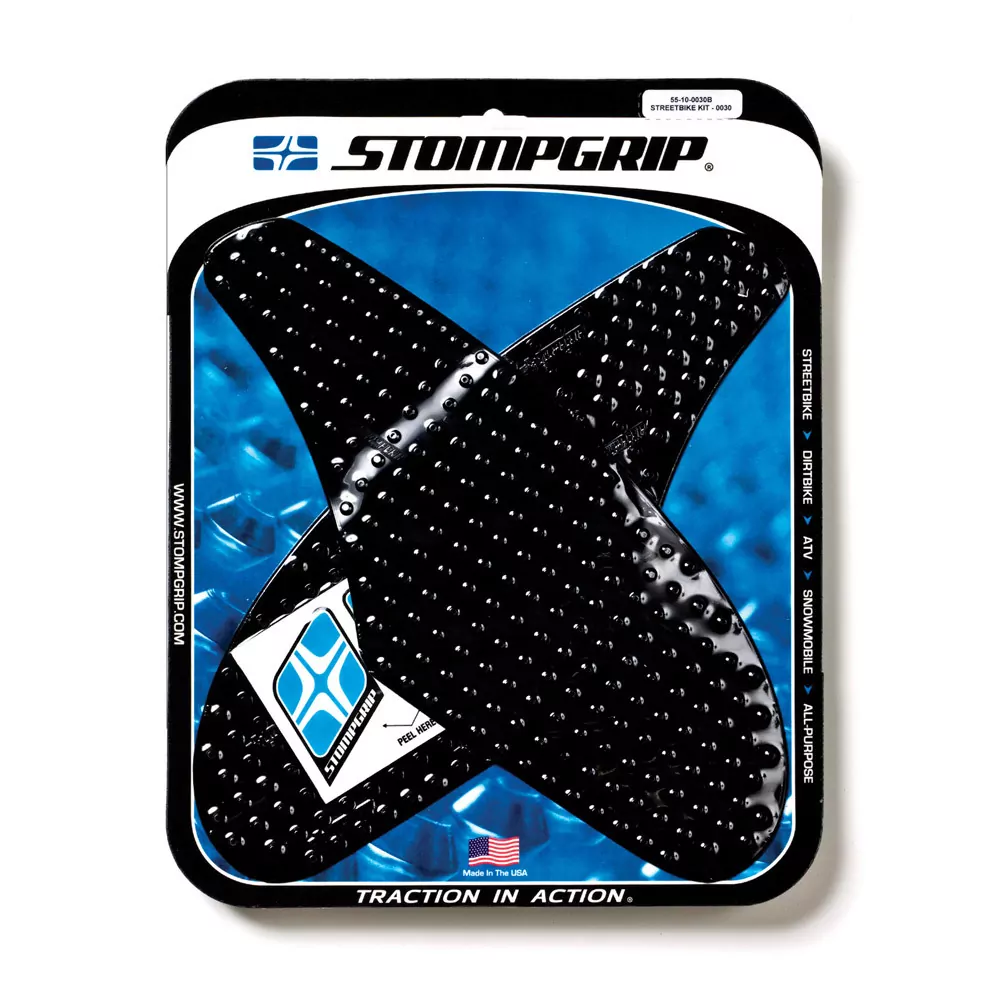 Stompgrip Traction Pad Volcano für Kawasaki Ninja ZX-10R 04-07 Schwarz