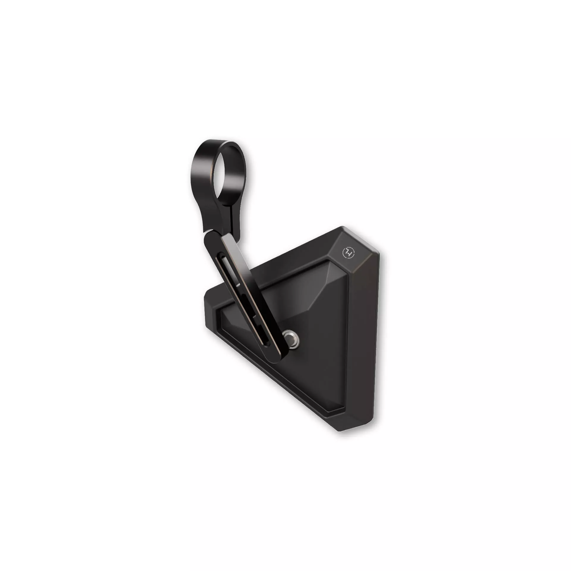 HIGHSIDER pro Lenkerendenspiegel Tetra Schwarz Kurz (1Stck.)