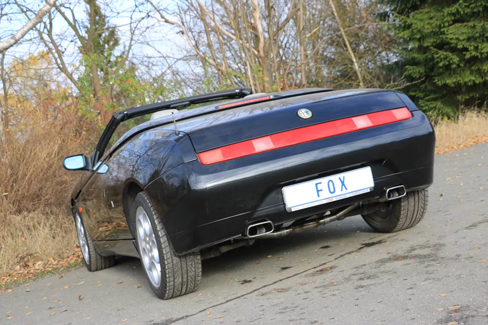 Alfa GTV Typ 916  Endrohrsystem Ausgang rechts/links - 145x65 Typ 59 rechts/links