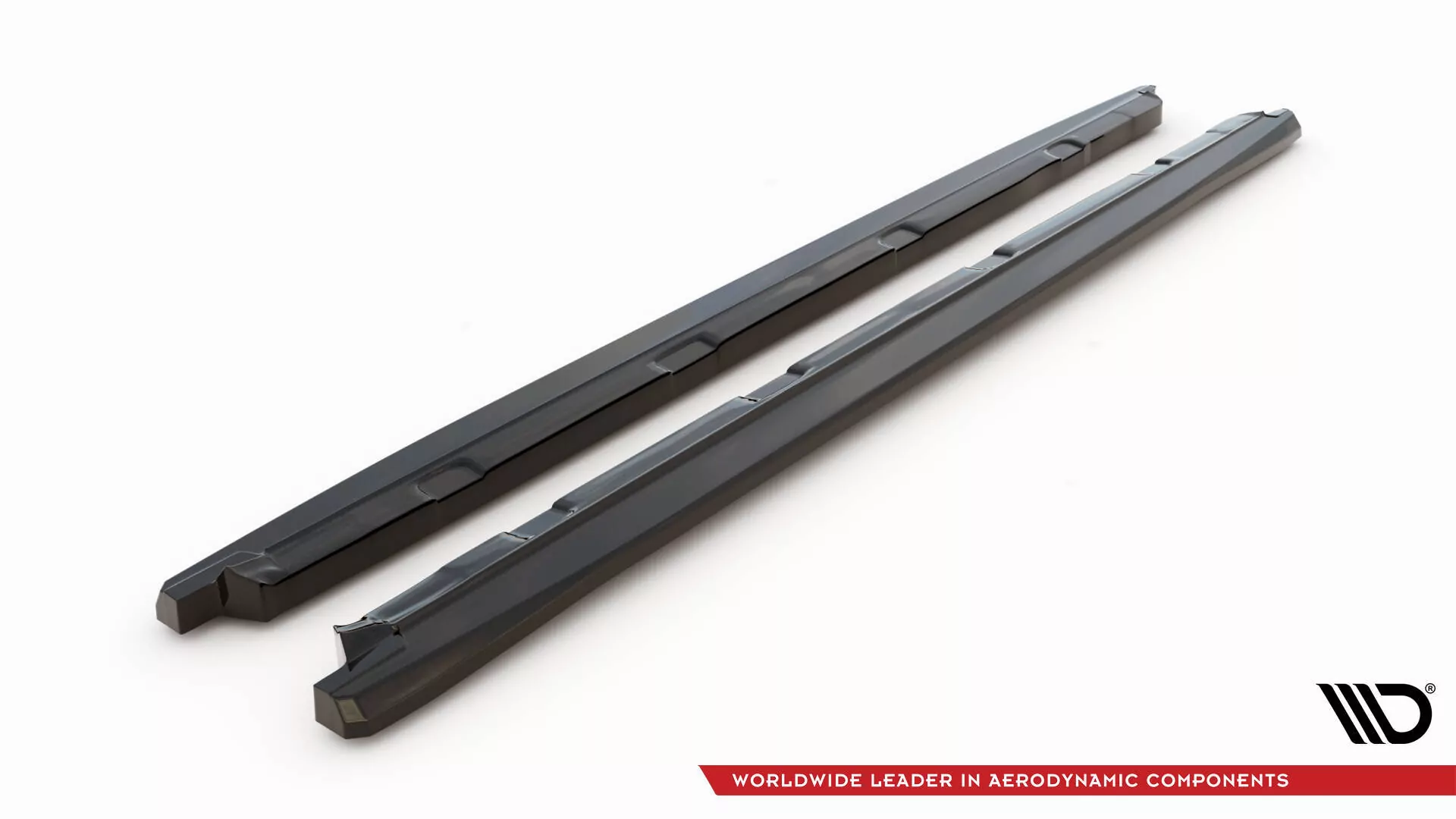 Seitenschweller Ansatz Für Skoda Kodiaq Sportline Mk1 Facelift Schwarz Hochglanz