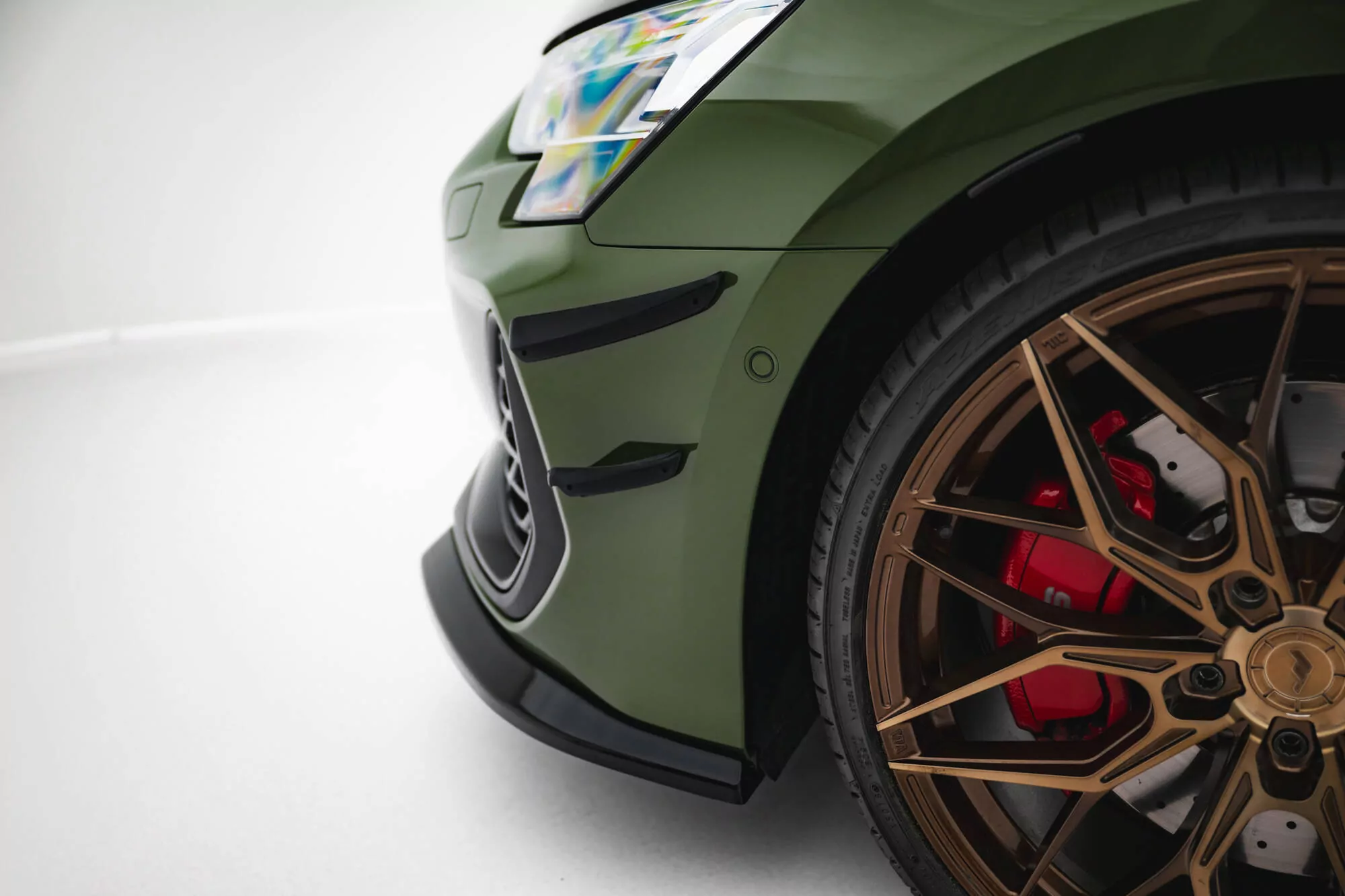 StoĂźstangenflĂĽgel Vorne (Canards) Audi A3 S-Line Limousine / S3 Limousine 8Y Facelift