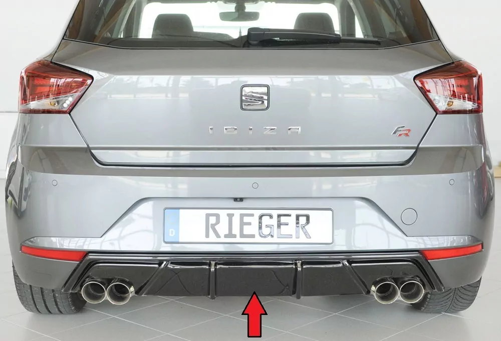 Rieger Spoilerschwert glanz schwarz für BMW 3er G21  (G3K) Touring 07.22- (ab Facelift) LCI
