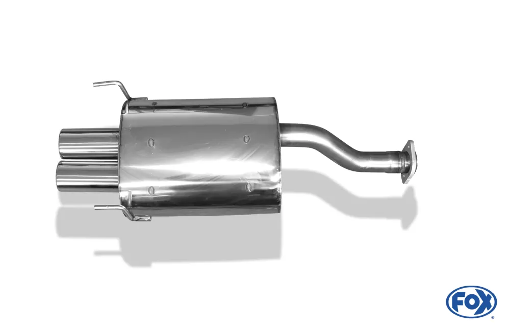 Honda CRX III  Endschalldämpfer - 2x76 Typ 13