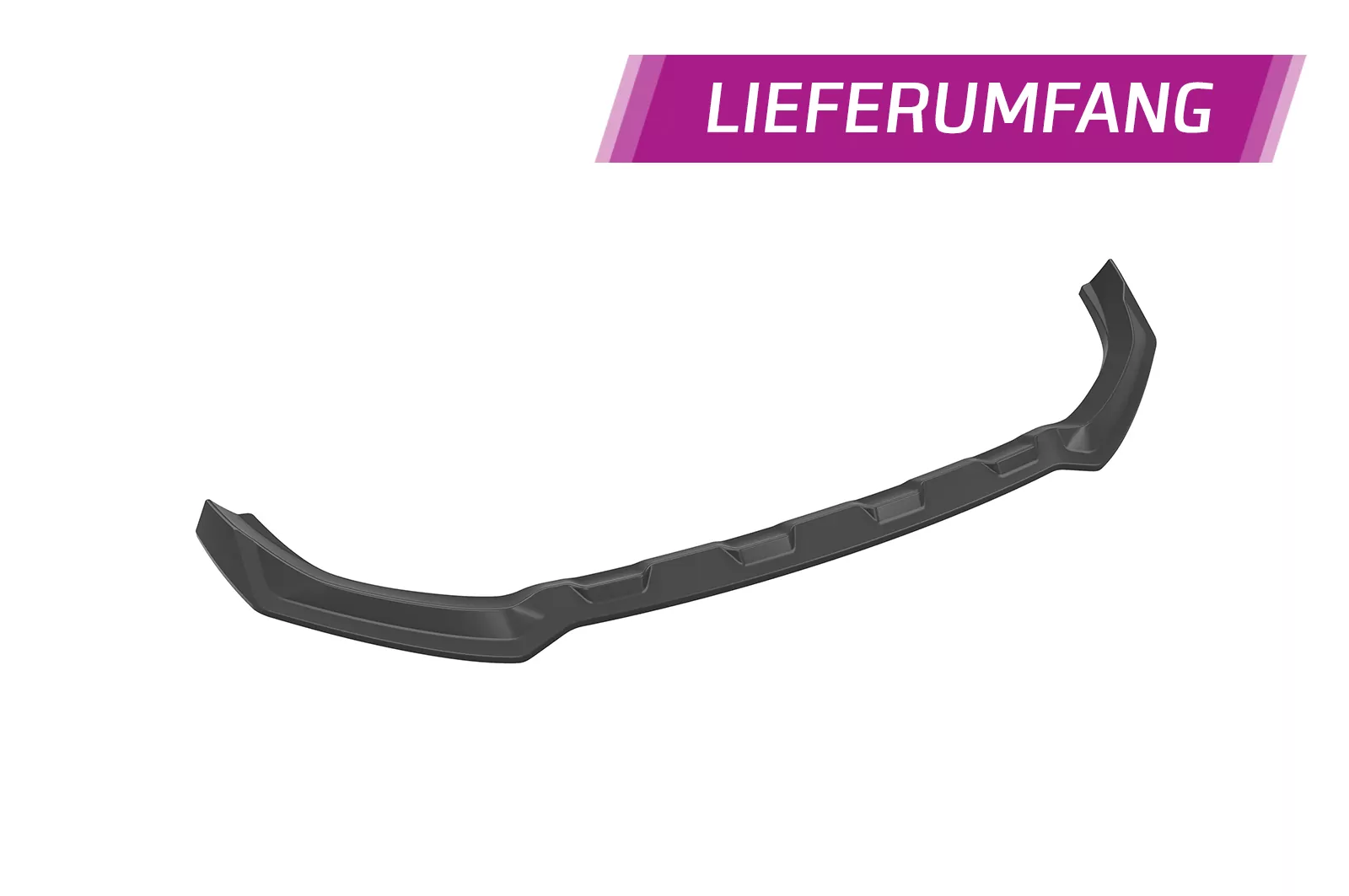 Cup-Spoilerlippe mit ABE für Kia Sportage (NQ5) CSL740 Schwarz Strukturiert