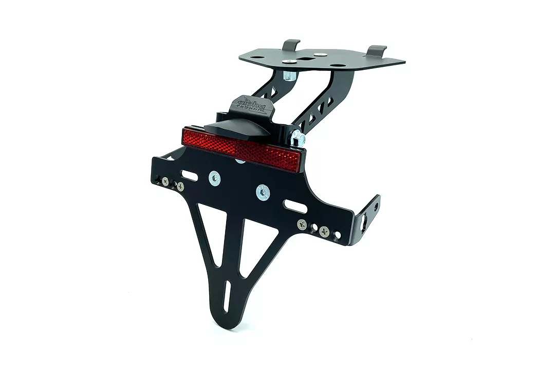 alpha Technik Edelstahl Kennzeichenhalter für BMW S1000RR; TYP 2R99; Modelljahr 2019-