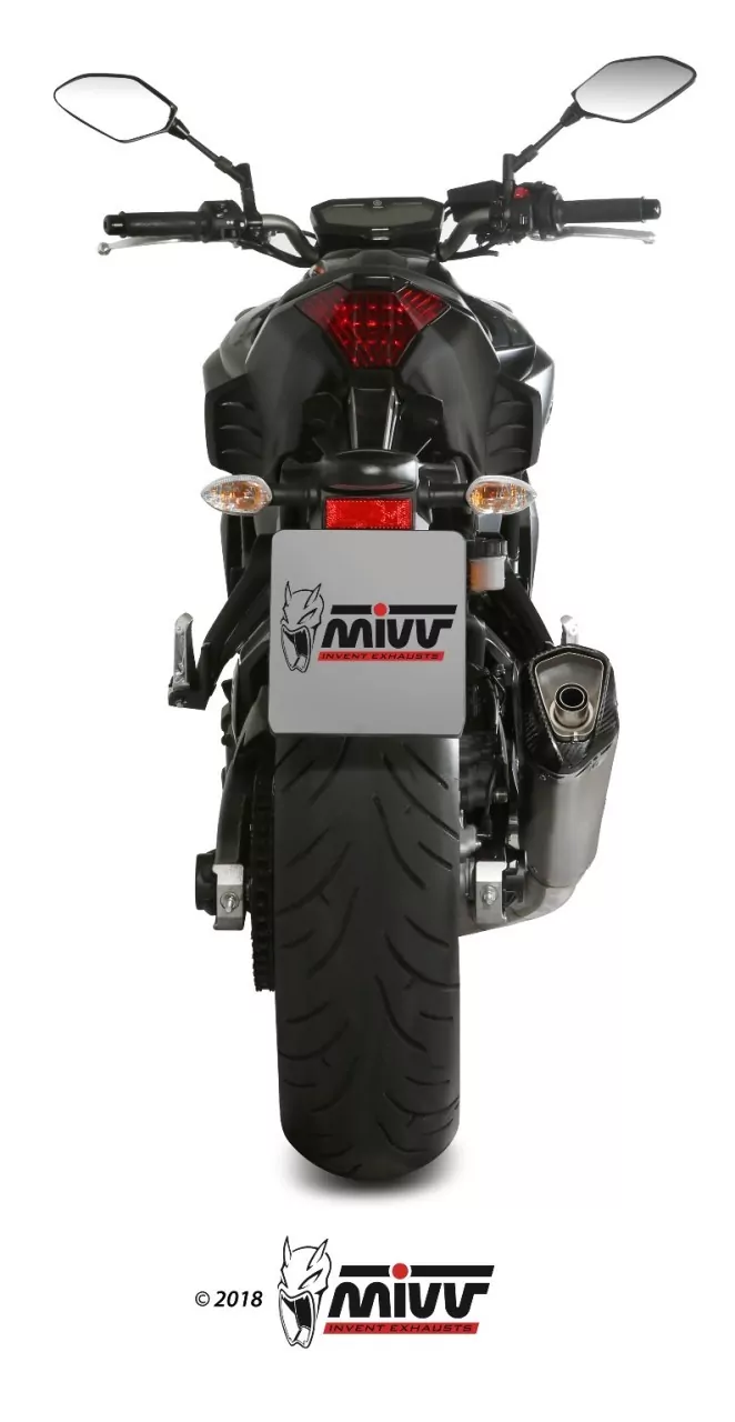 MIVV DELTA RACE Edelstahl YAMAHA MT-07/FZ-07 14-22