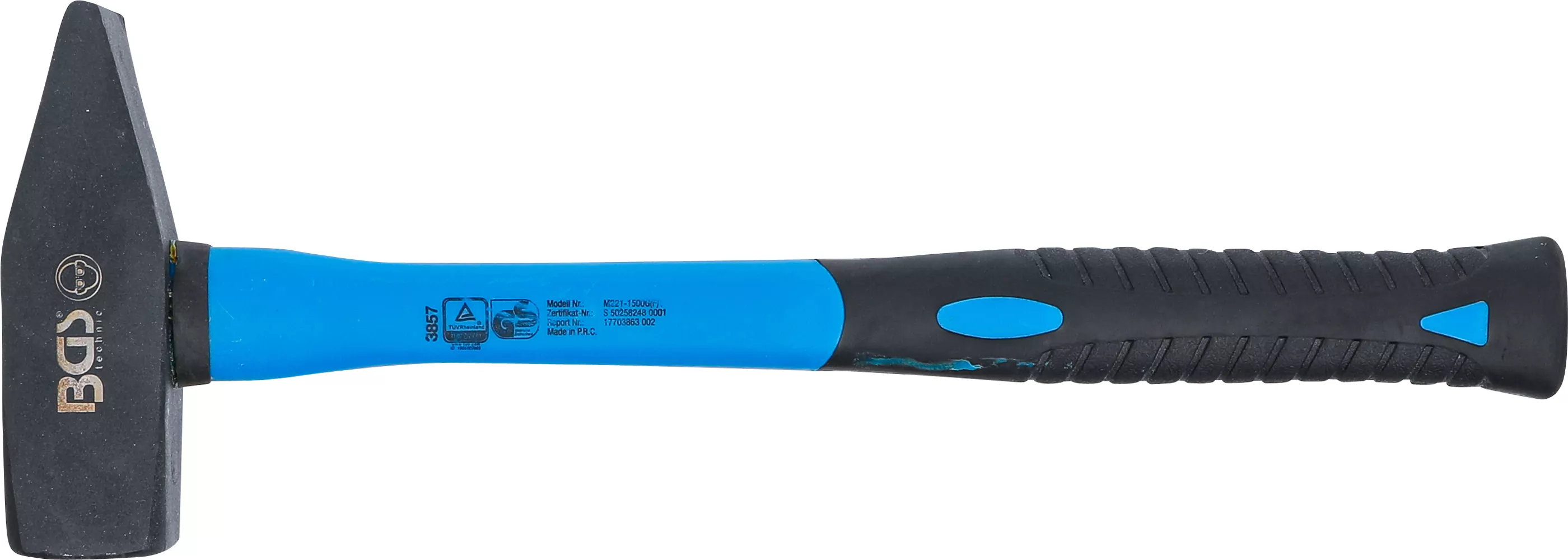 Schlosserhammer | Fiberglasstiel | DIN 1041 | 1500 g