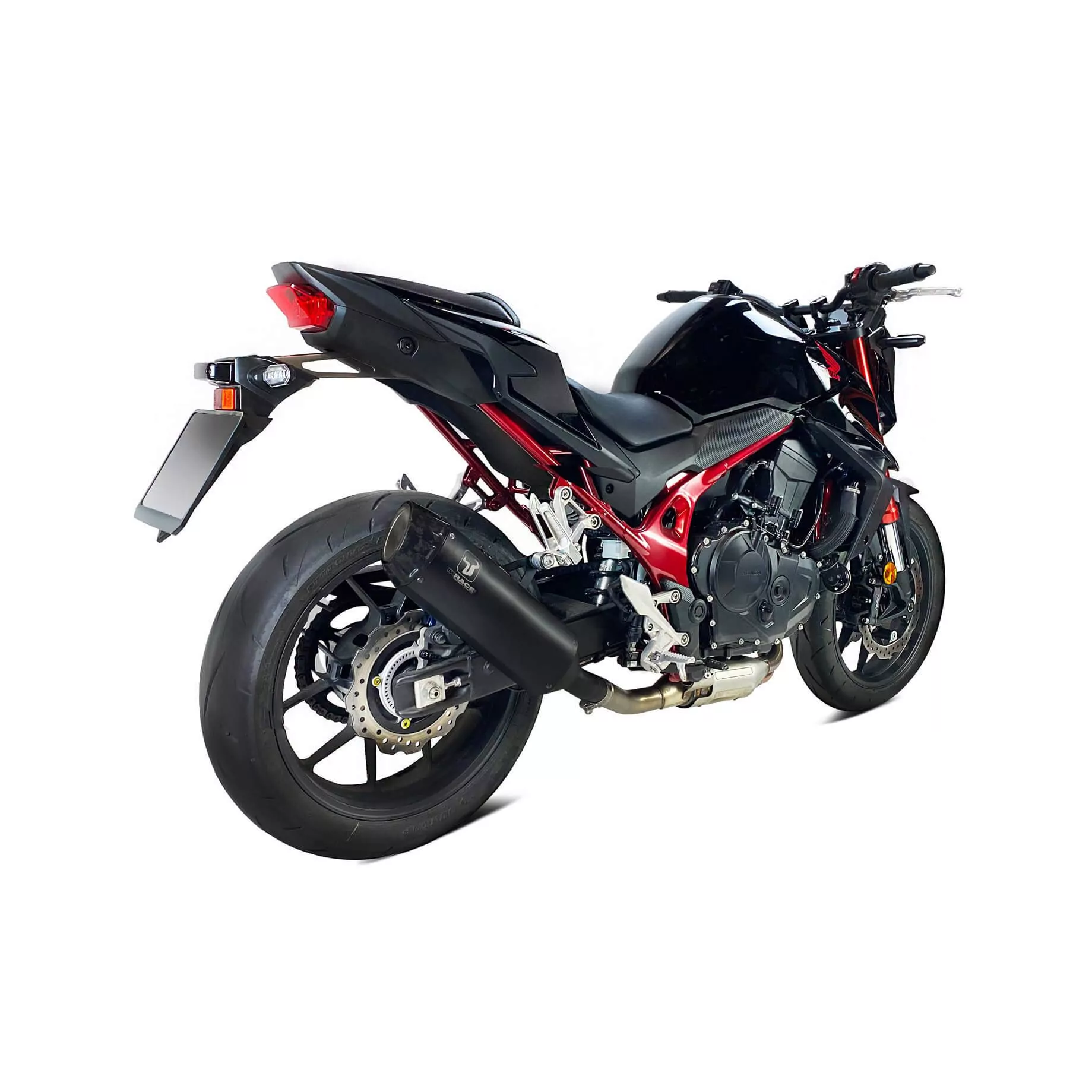 IXRACE Desert black Edelstahl-Endtopf für Honda CB 750 HORNET, 23- (RH12) E-geprüft