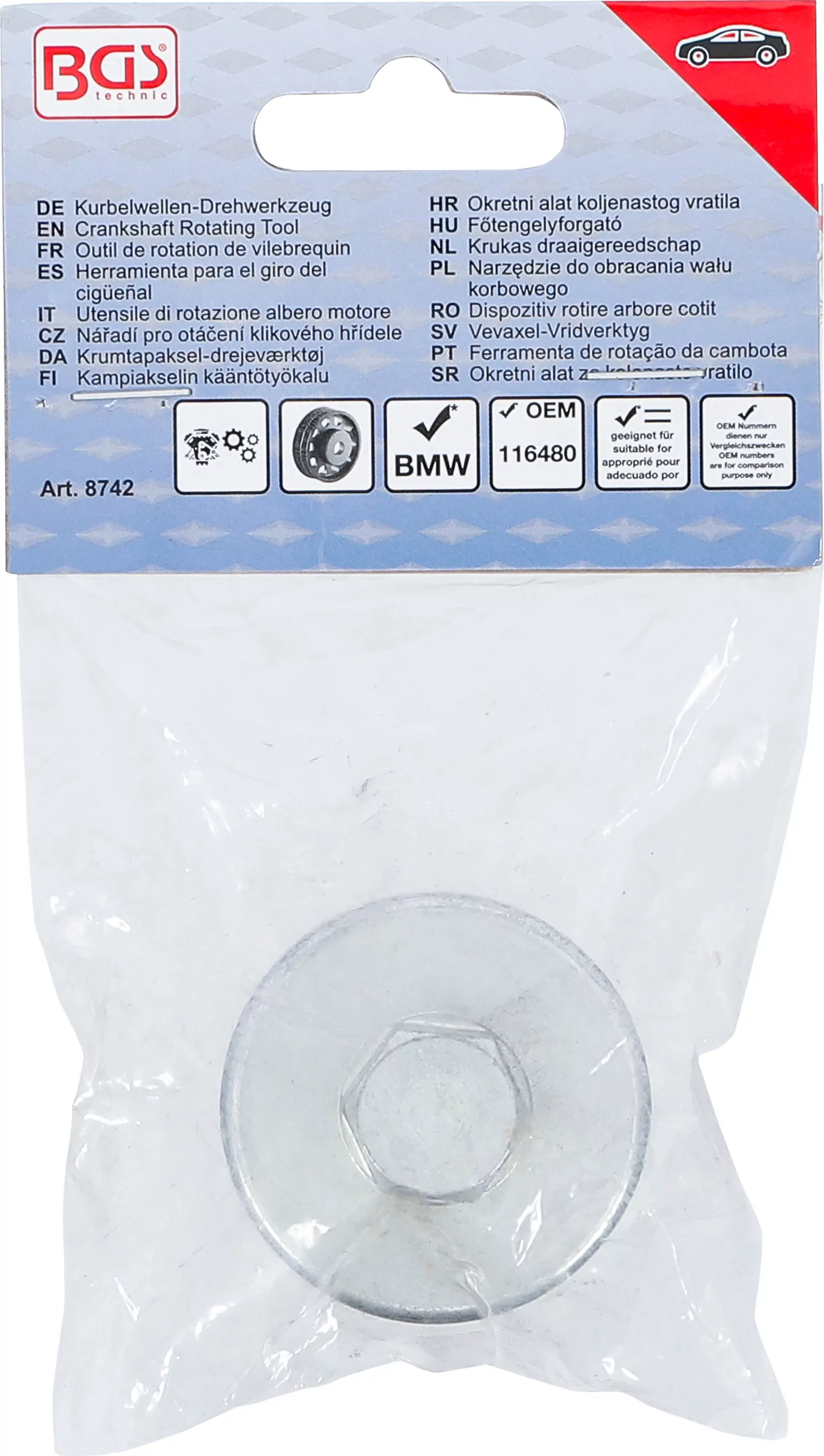 Kurbelwellen-Drehwerkzeug | für BMW M52 / M54 / M56