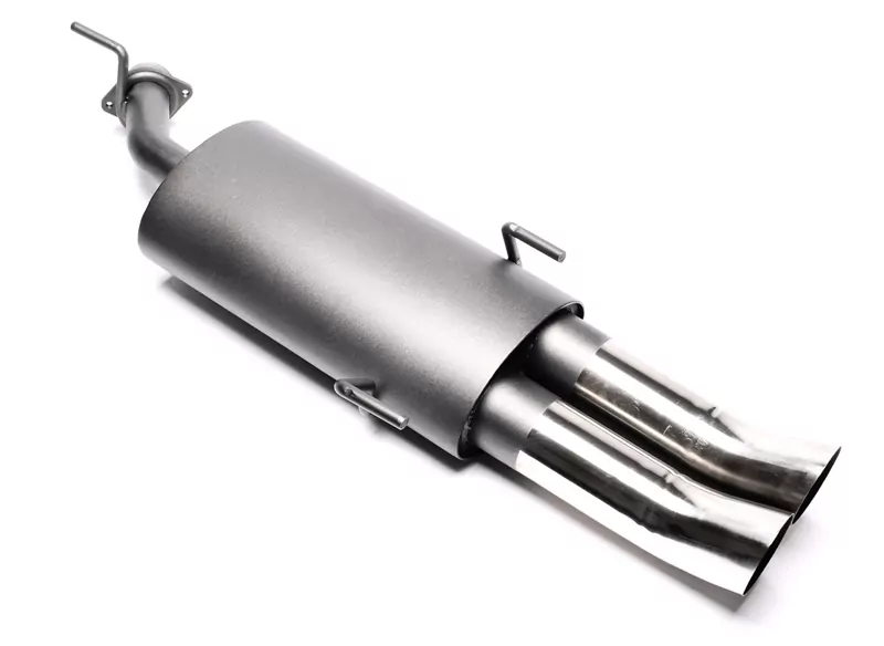 TA Technix Sportendschalldämpfer 2x76mm DTM passend für Opel Vectra B, Vectra B-CC, Vectra B Caravan