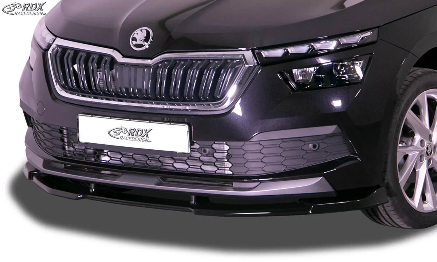 RDX Frontspoiler VARIO-X für SKODA Kamiq (NW) Frontlippe Front Ansatz Vorne Spoilerlippe