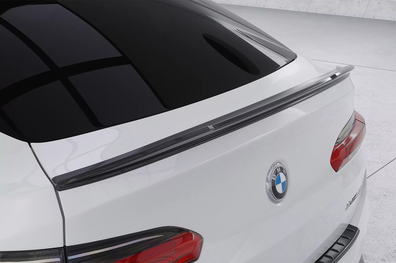 Heckflügel mit ABE für BMW X4 G02 HF011 Schwarz Strukturiert