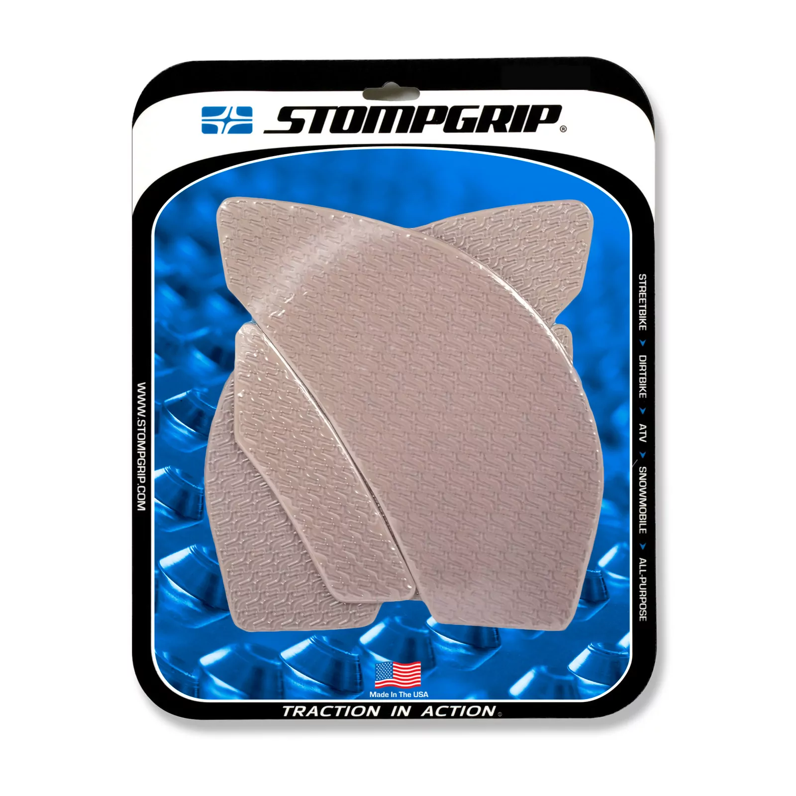 Stompgrip Traction Pad Icon für Kawasaki Ninja ZX-6R 09-22 Klar
