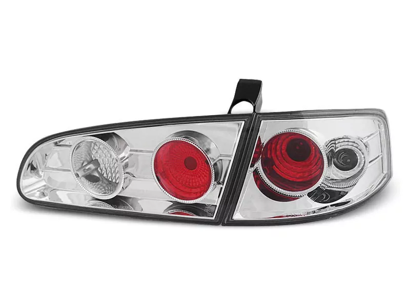 Tail Lights Chrome Fits Seat Ibiza 6l 04.02-08