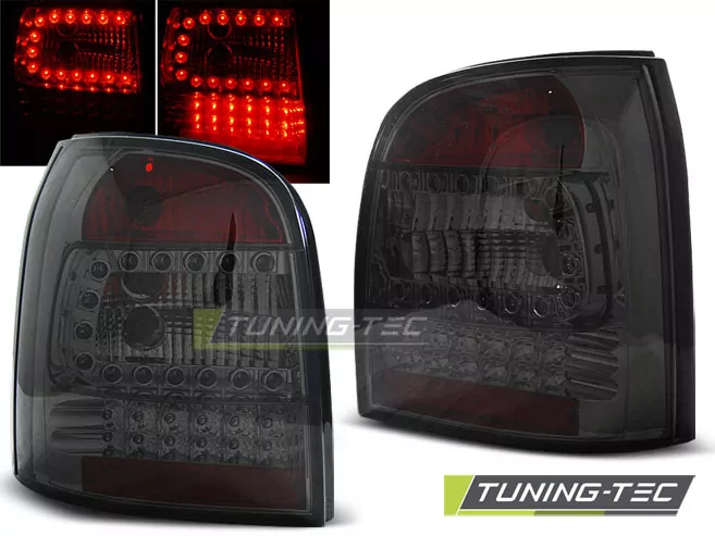 Led Tail Lights Smoke Fits Audi A4 94-01 Avant