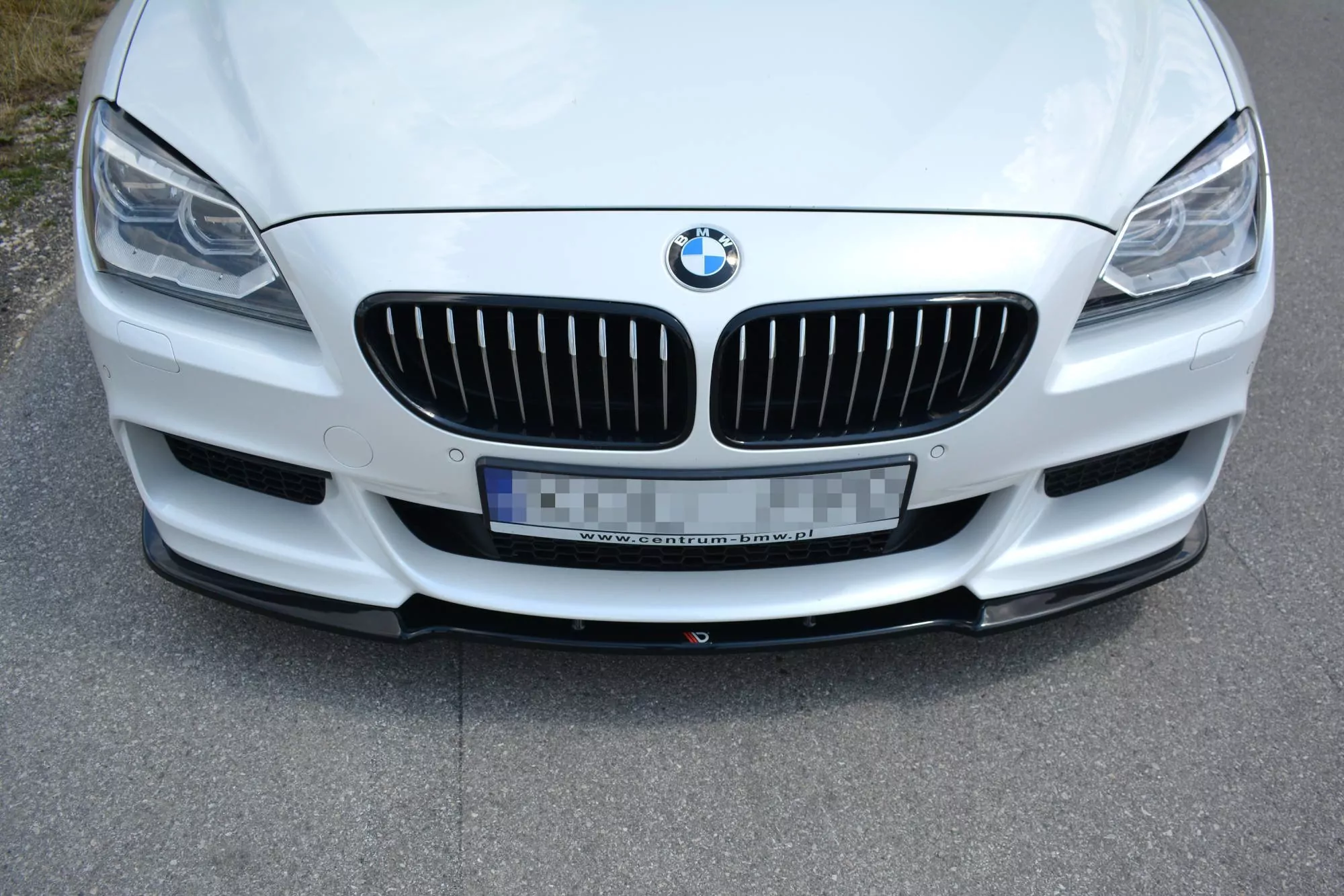 Front Ansatz Passend Für Passend Für BMW 6er Gran Coupé M Paket Schwarz Hochglanz Schwarz Hochglanz
