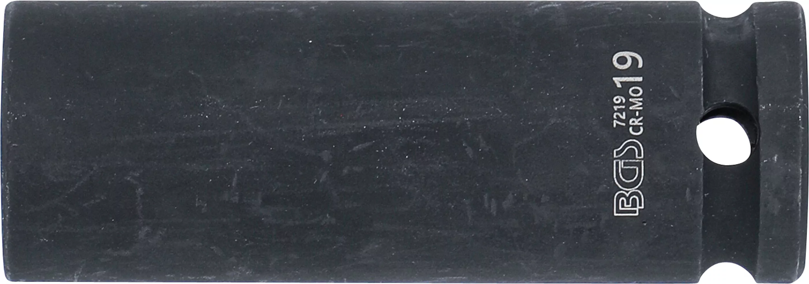 Kraft-Steckschlüssel-Einsatz Sechskant, tief | Antrieb Innenvierkant 12,5 mm (1/2") | SW 19 mm