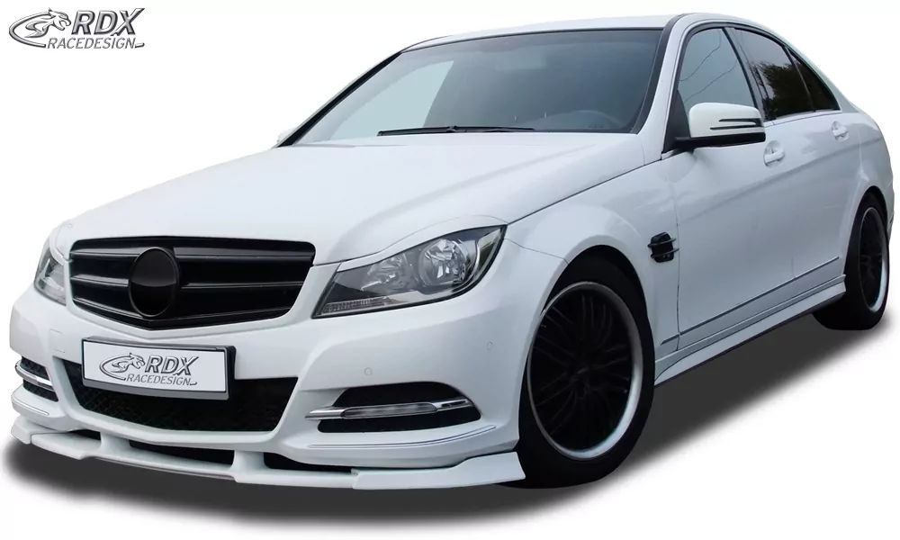 RDX Frontspoiler VARIO-X für MERCEDES C-Klasse W204 2011+ Frontlippe Front Ansatz Vorne Spoilerlippe