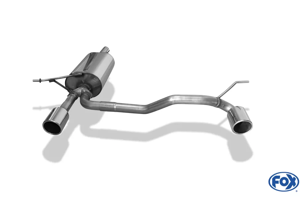 Dacia Duster 4x2 - Facelift  Endschalldämpfer Ausgang rechts/links - 1x90 Typ 16 rechts/links