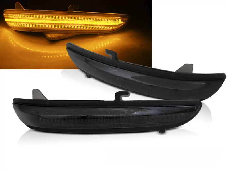 Indicator In The Mirror Smoke Led Seq Fits Peugeot 208 / 2008 / Citroen C3