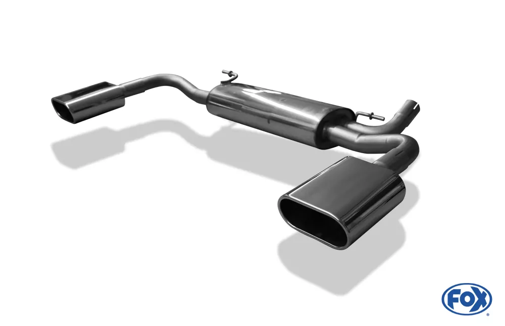 Chrysler Voyager II GS  Endschalldämpfer Ausgang rechts/links - 160x80 Typ 52 rechts/links