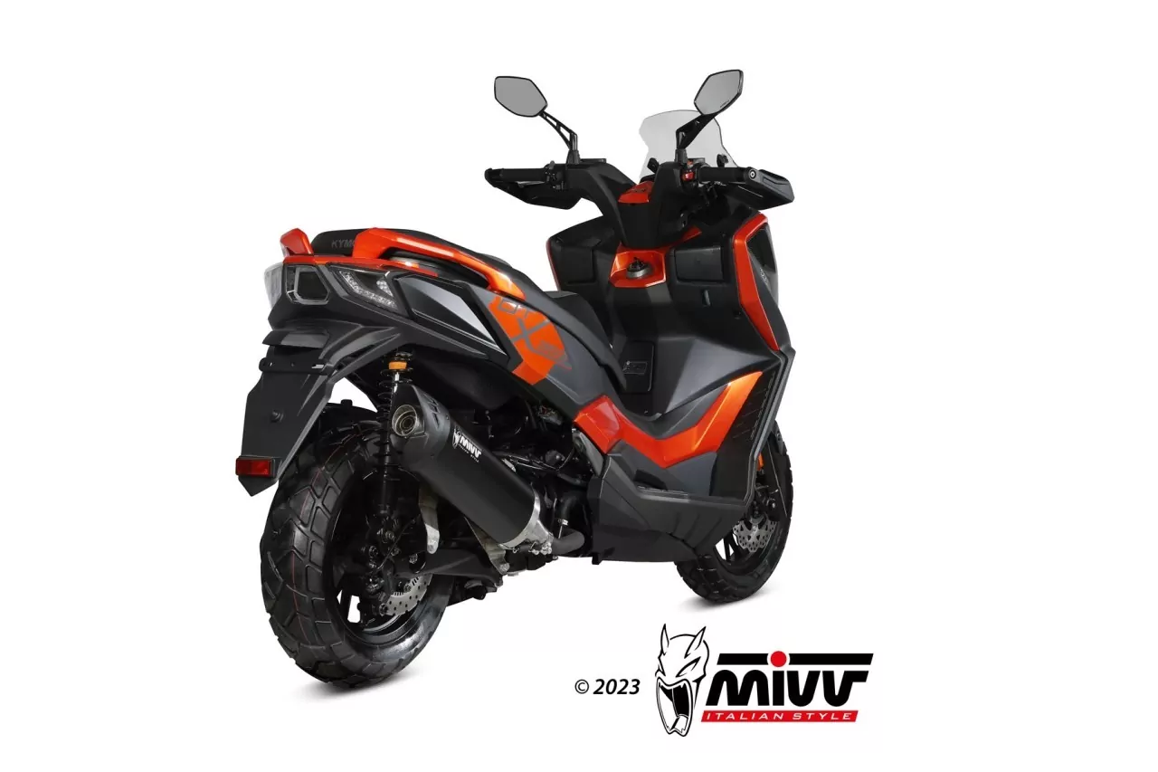 MIVV MOVER Edelstahl Schwarz KYMCO DTX 360 300-350 23-24