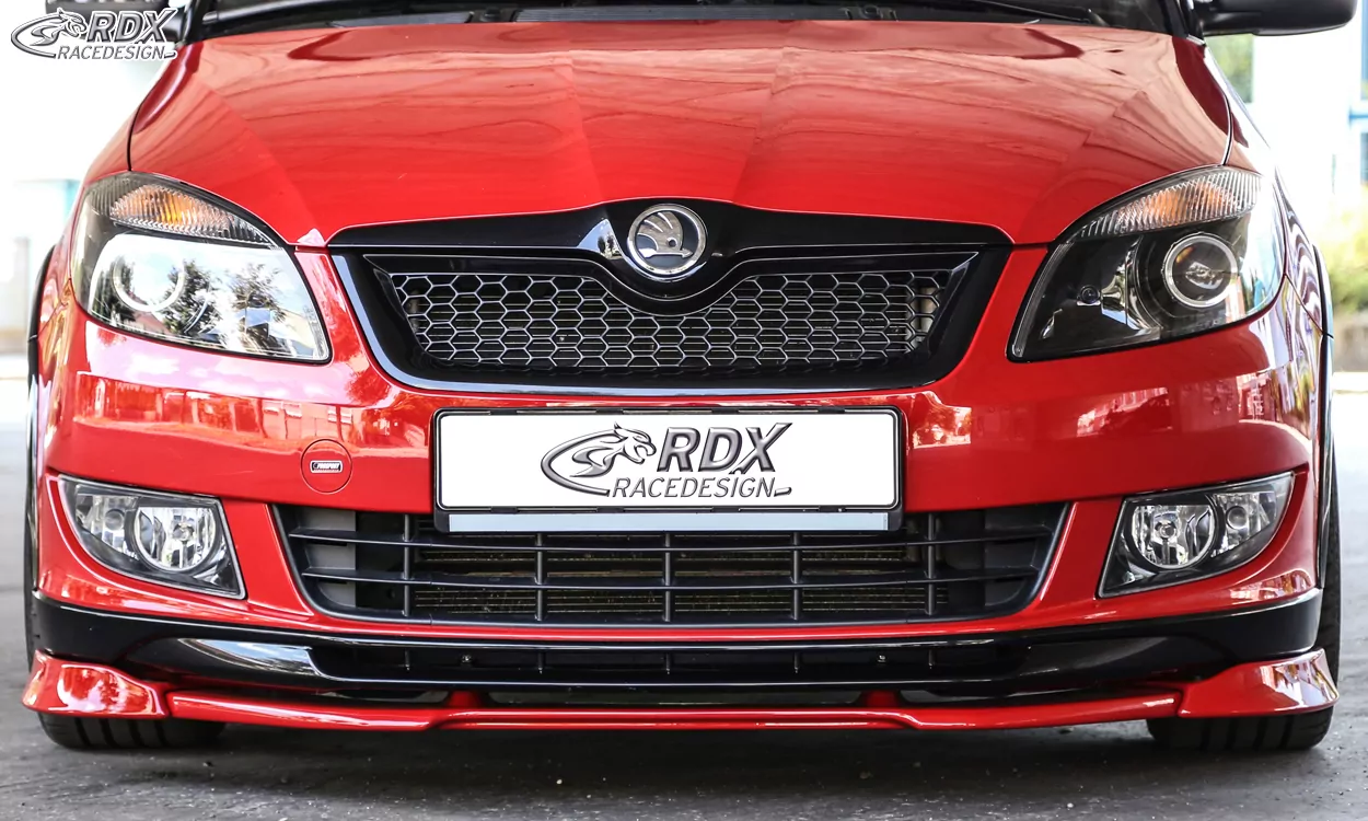 RDX Frontspoiler VARIO-X für SKODA Fabia 2 Typ 5J 2010+ Monte Carlo Frontlippe Front Ansatz Vorne Spoilerlippe