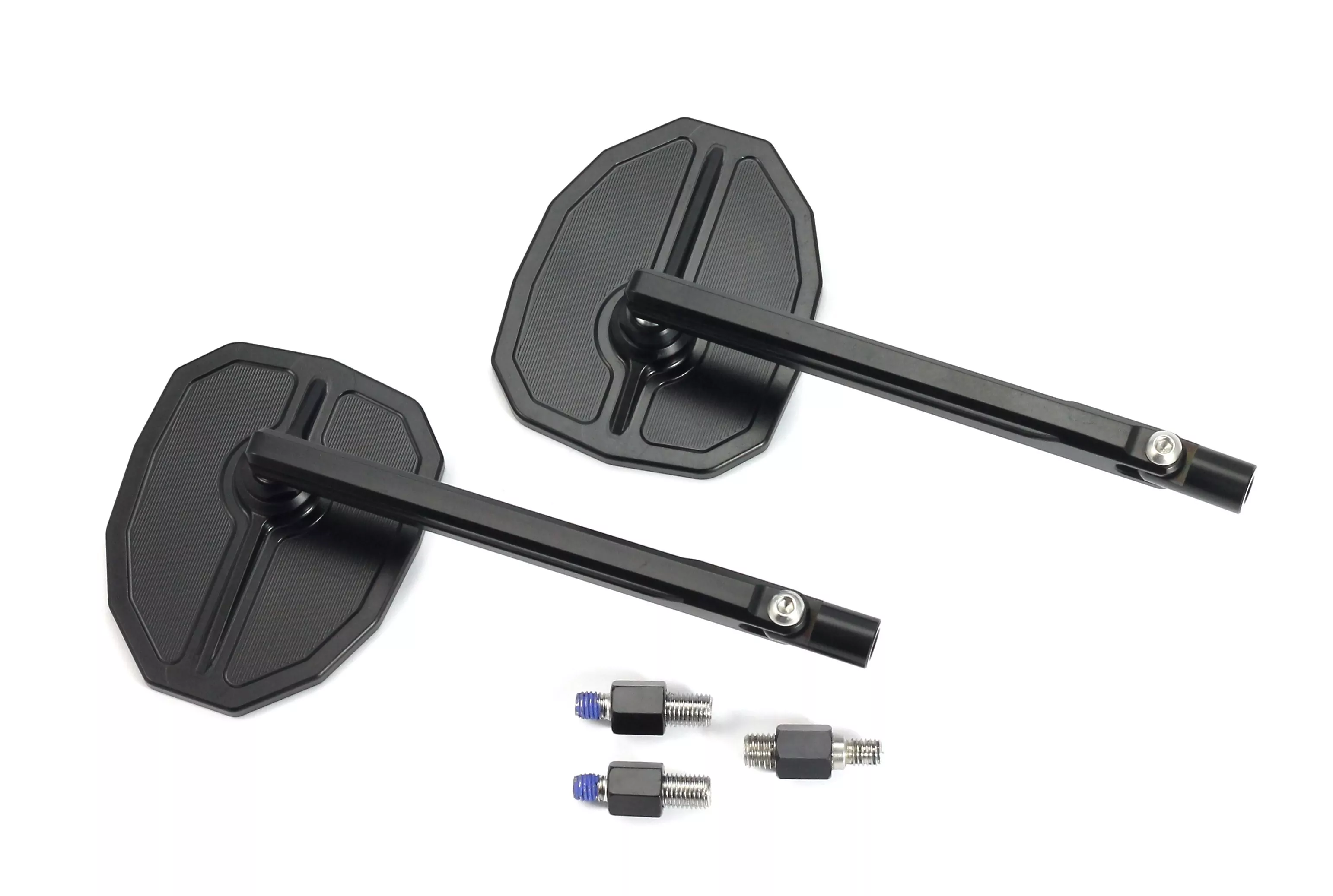 MG Biketec Spiegel Set für M10 x 1,5 mm Gewinde für BMW F 650 GS ab 2008