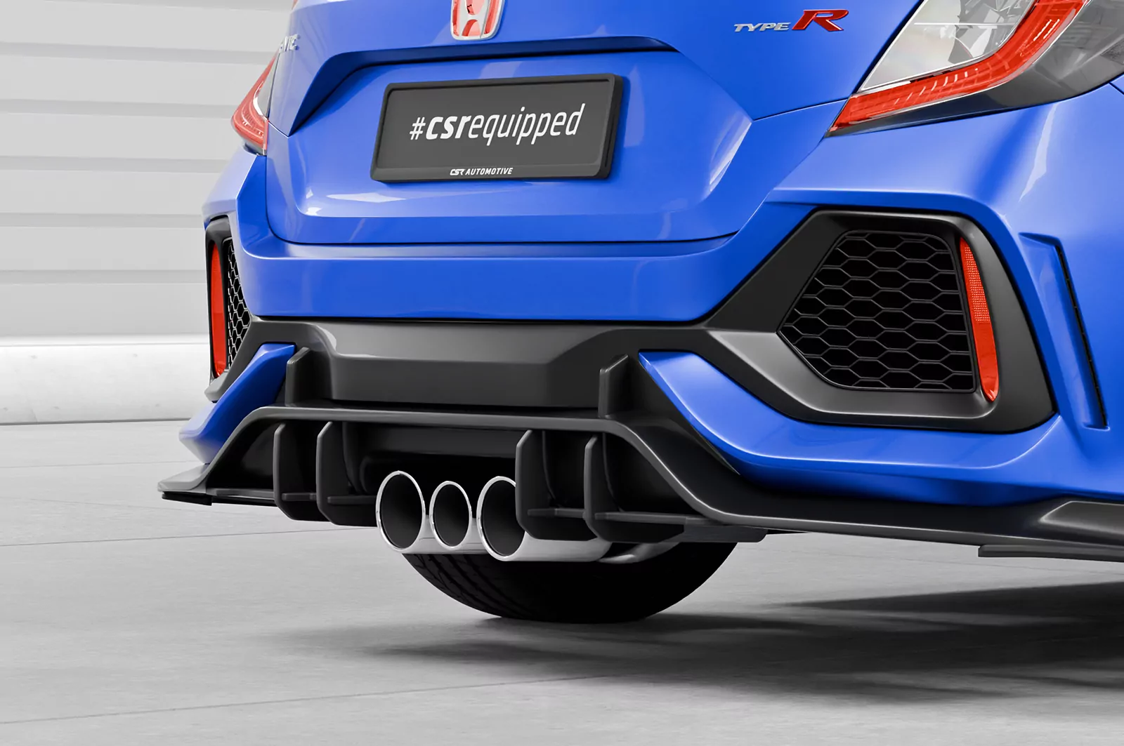 Racing Diffusor / Heckansatz für Honda Civic FK8 Type R HA325