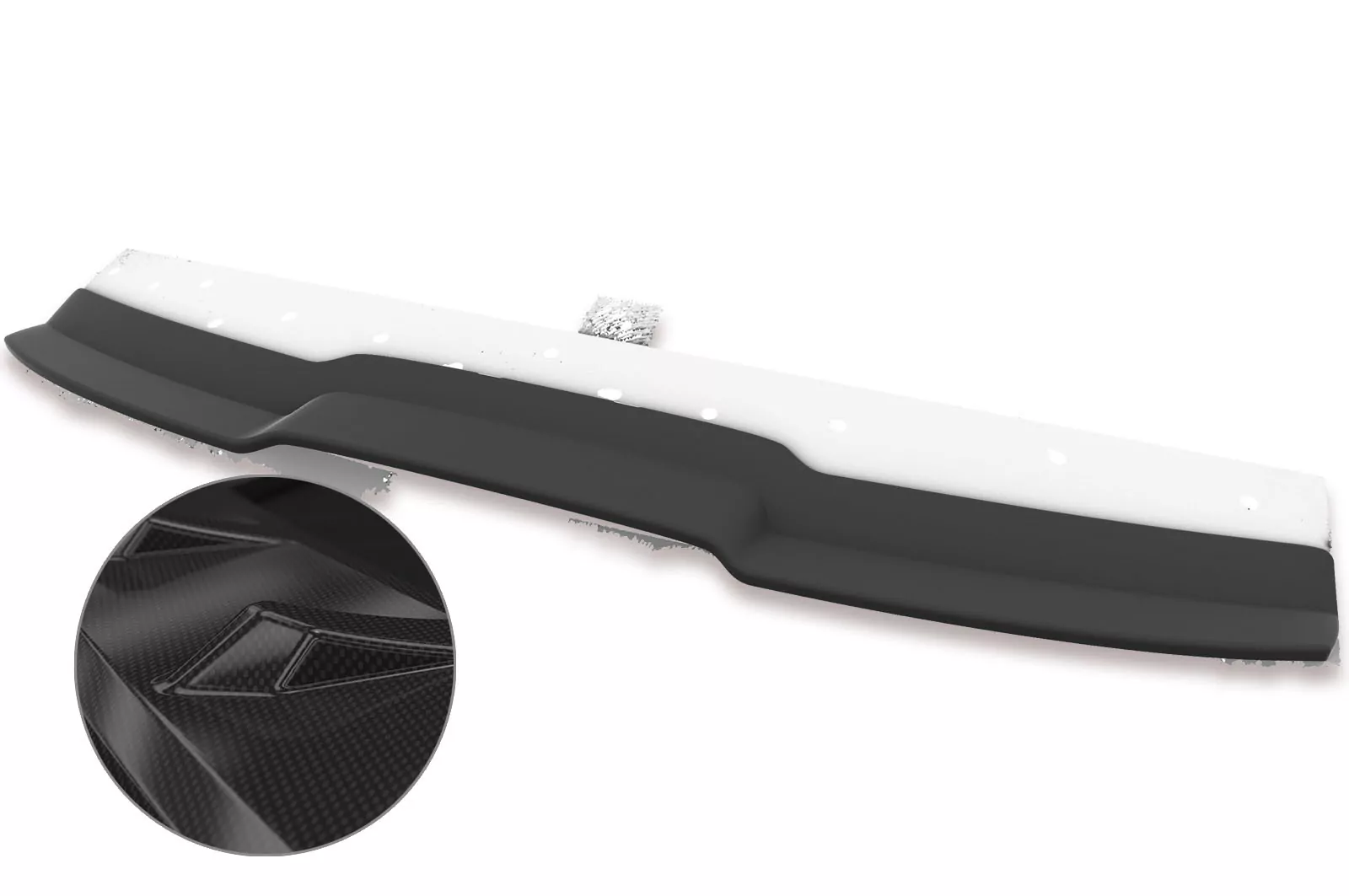 Heckflügel mit ABE für Audi A3 8PA HF696-C Carbon Look Hochglanz