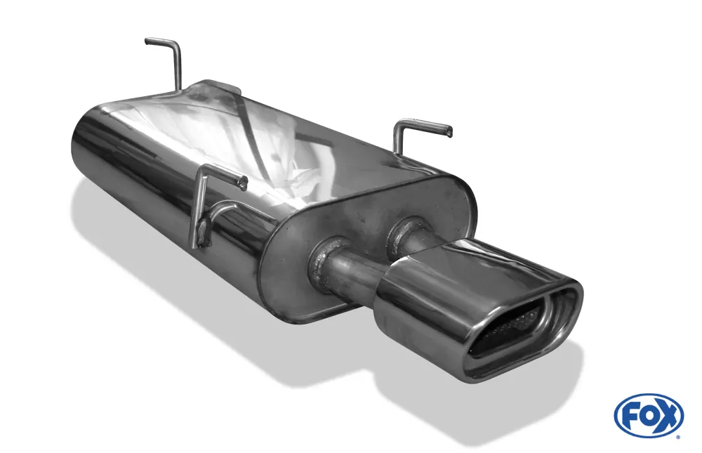 Opel Vectra B - Bj. ab 9/99`  Endschalldämpfer Ø55mm - 135x80 Typ 53