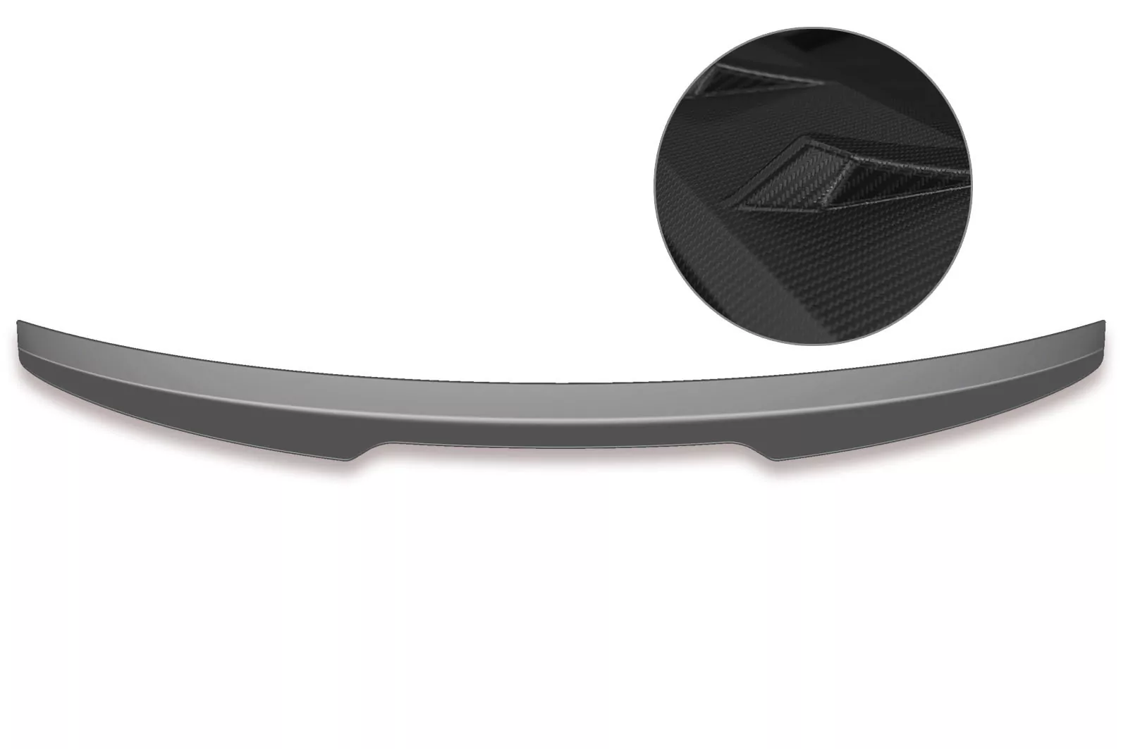 Heckflügel mit ABE für VW Golf 7 HF568-M Carbon Look (matt)