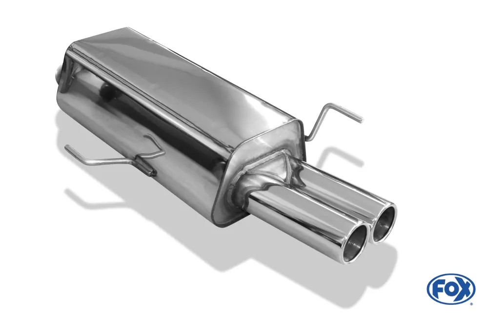 Audi 80 Typ B4 Limousine & Avant  Endschalldämpfer Ø63,5mm - 2x76 Typ 12