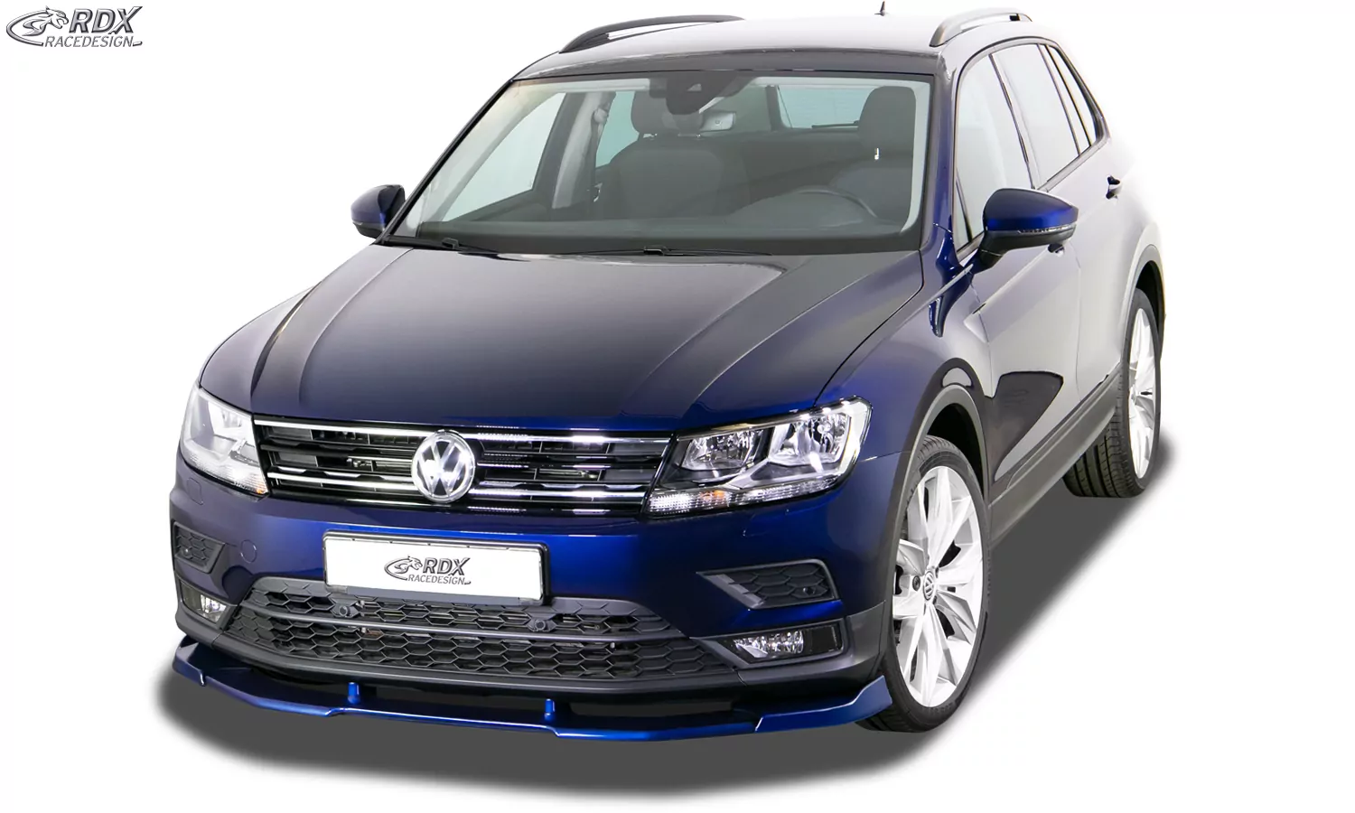 RDX Frontspoiler VARIO-X für VW Tiguan (2016+) Frontlippe Front Ansatz Vorne Spoilerlippe