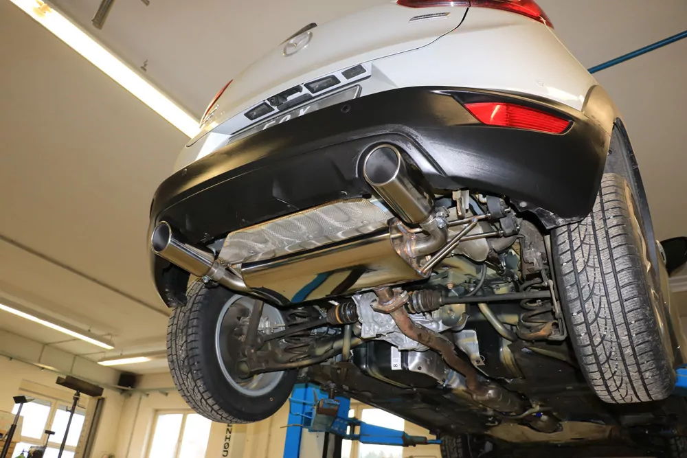 Mazda CX3 Benzin - DK AWD  Endschalldämpfer quer rechts/links - 1x100 Typ 16 rechts/links