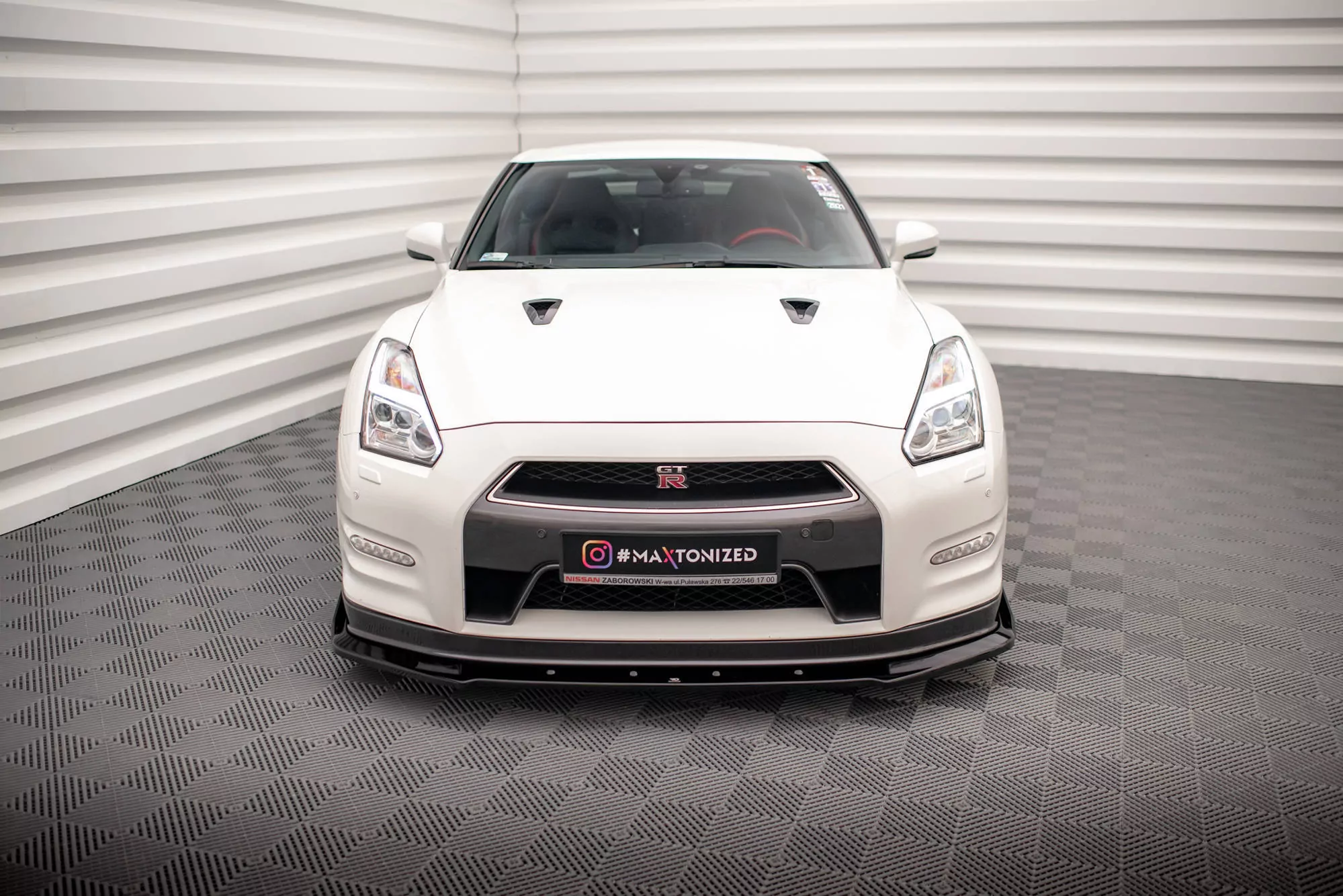 Front Ansatz +Flaps Für Nissan GTR R35 Facelift