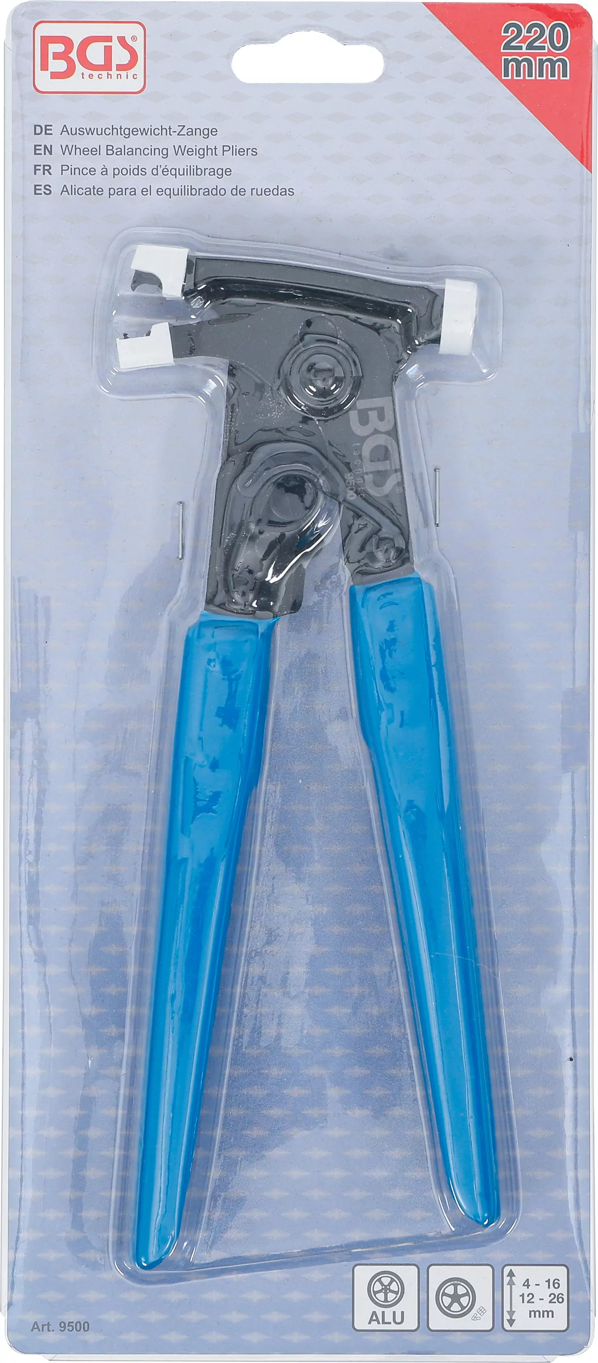 Auswuchtgewicht-Zange | 225 mm