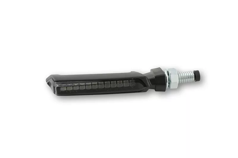 SHIN YO Flint LED Sequentiel Indicator Black/Smoke E-Approved (Pair)