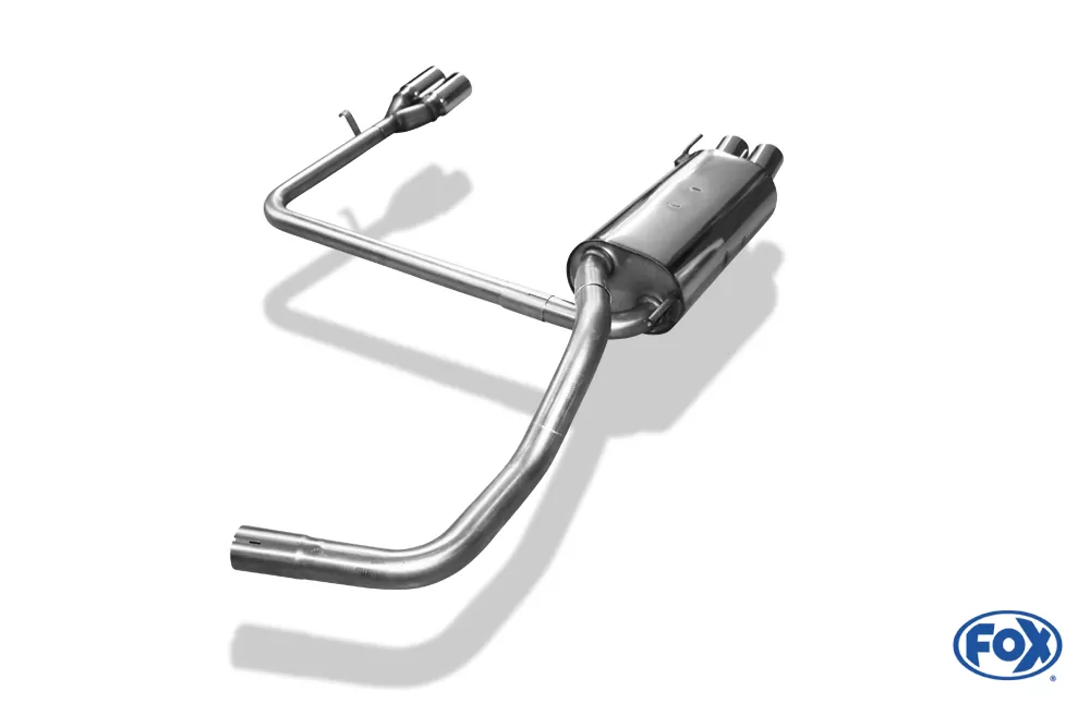 VW Polo 6N  Endschalldämpfer Ausgang rechts/links - 2x70 Typ 13 rechts/links