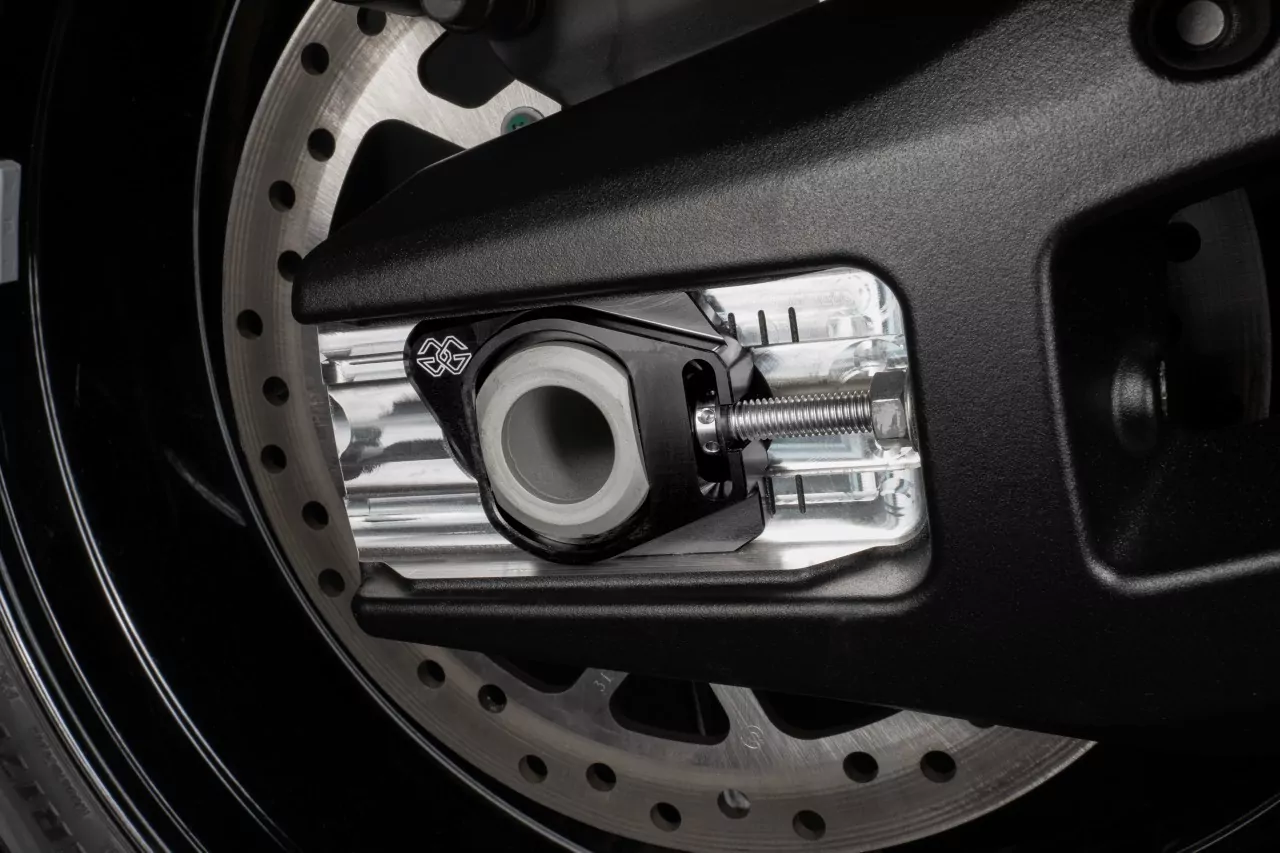 GILLES Achsblock für BMW S1000RR/S1000RR ABS schwarz