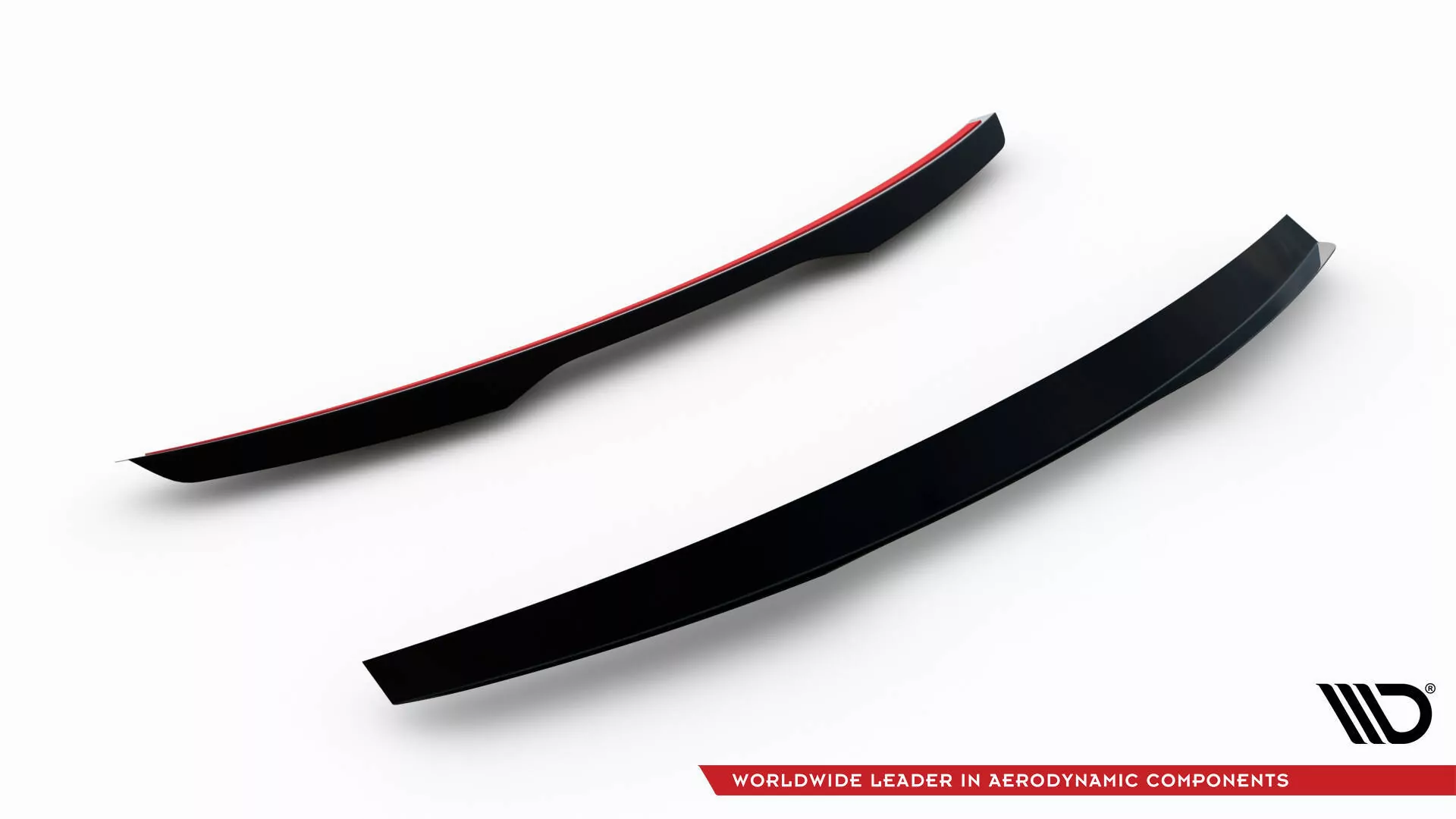 Spoiler CAP Für Brabus Smart Fortwo C451 Facelift Schwarz Hochglanz