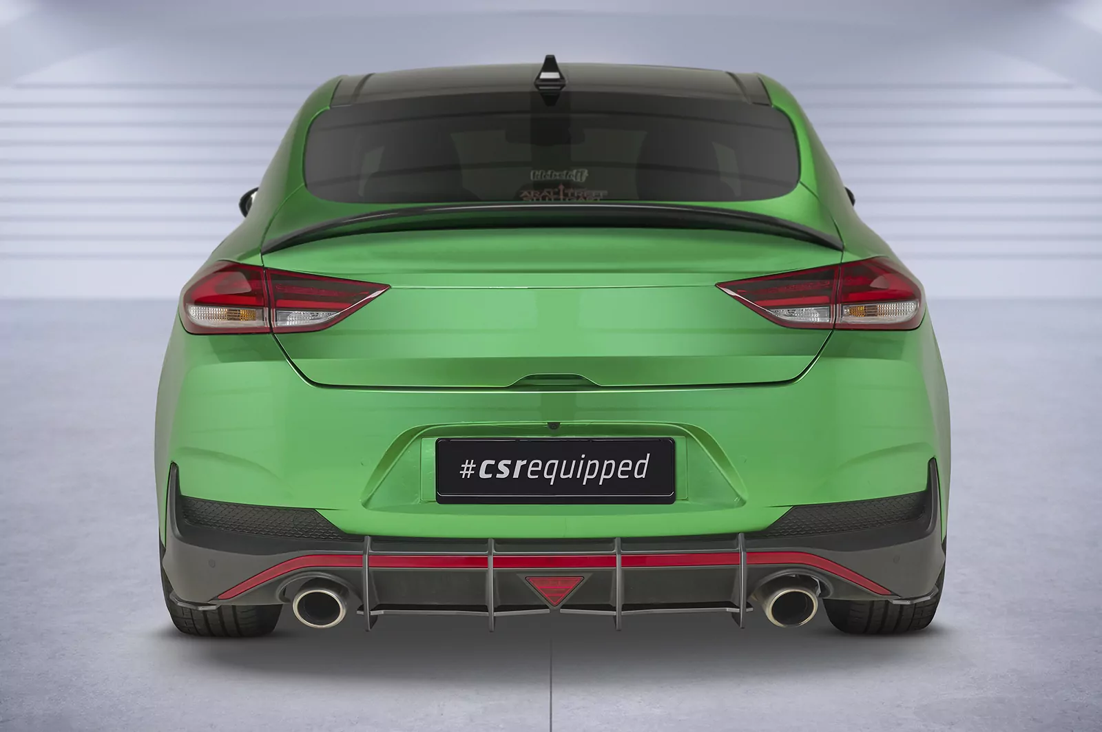 Racing Diffusor / Heckansatz für Hyundai I30 N (PD) Fastback HA328