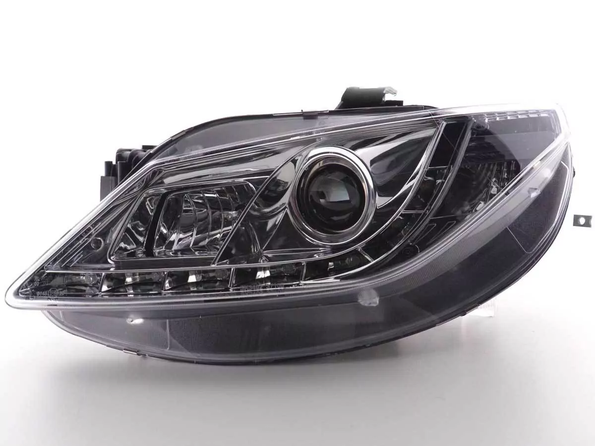 Scheinwerfer Set Daylight LED Tagfahrlicht Seat Ibiza Typ 6J Bj. 08- chrom