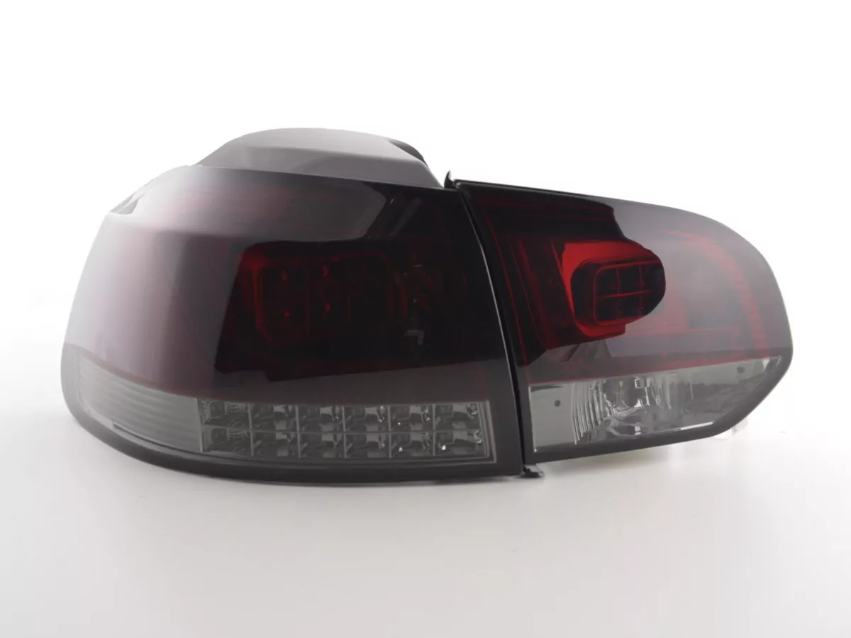 LED Rückleuchten Set VW Golf 6 Typ 1K Bj. 2008-2012 rot/schwarz mit Led Blinker für Rechtslenker