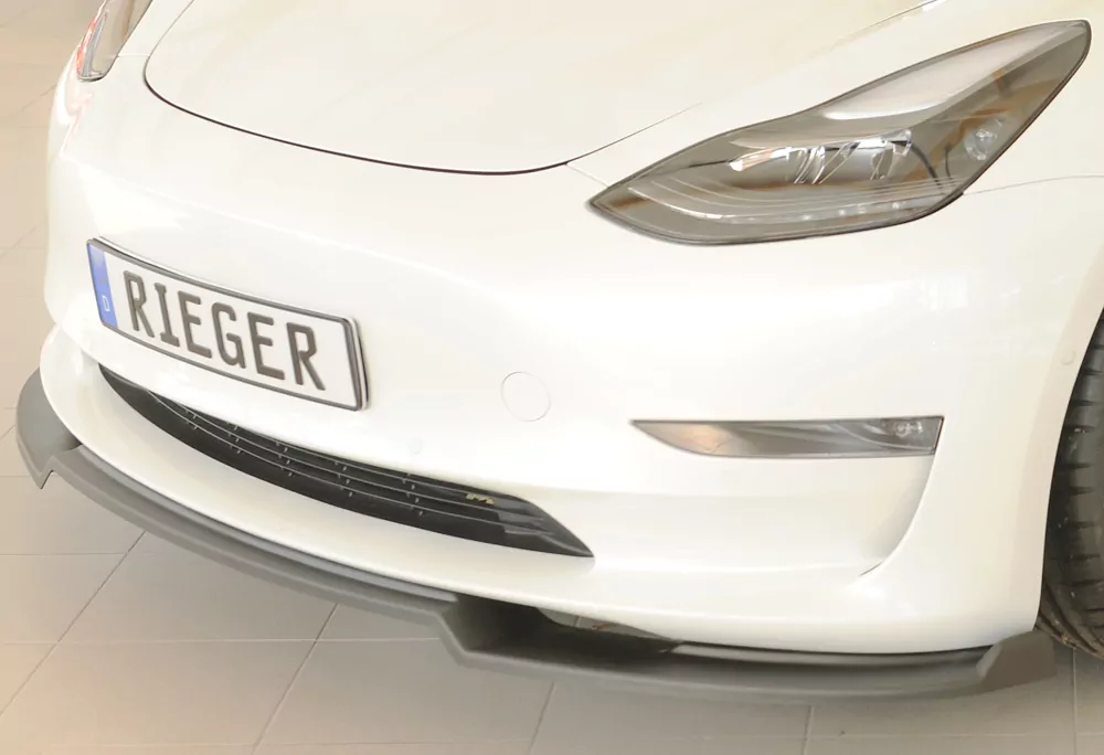 Rieger Spoilerschwert matt schwarz für Tesla Model 3  (003)  06.18-09.23 (bis Facelift)