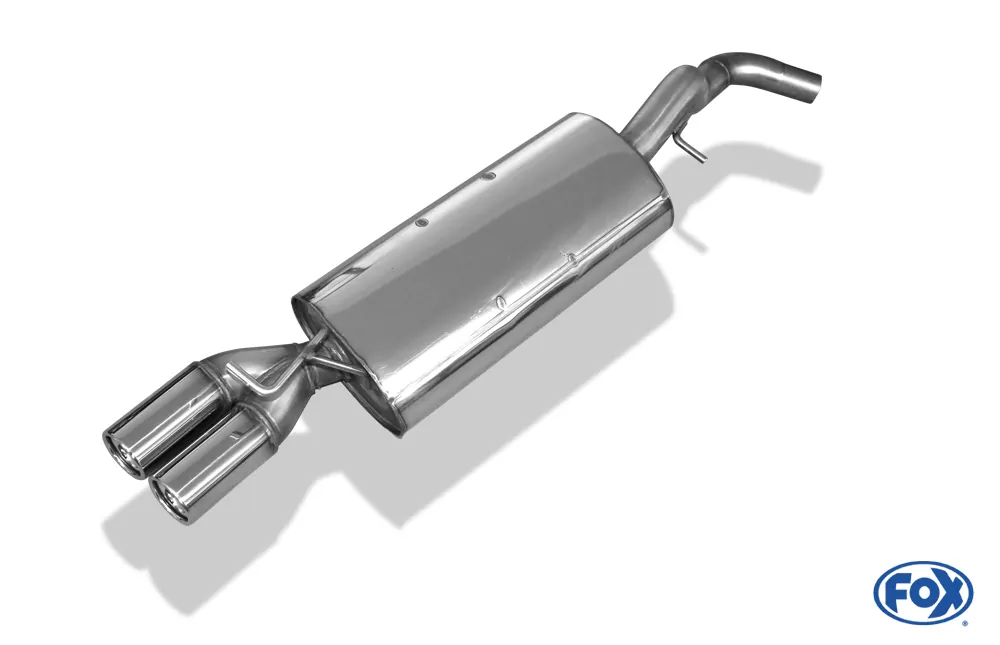 Audi A3 Typ 8L  Endschalldämpfer Ø63,5mm - 2x76 Typ 13