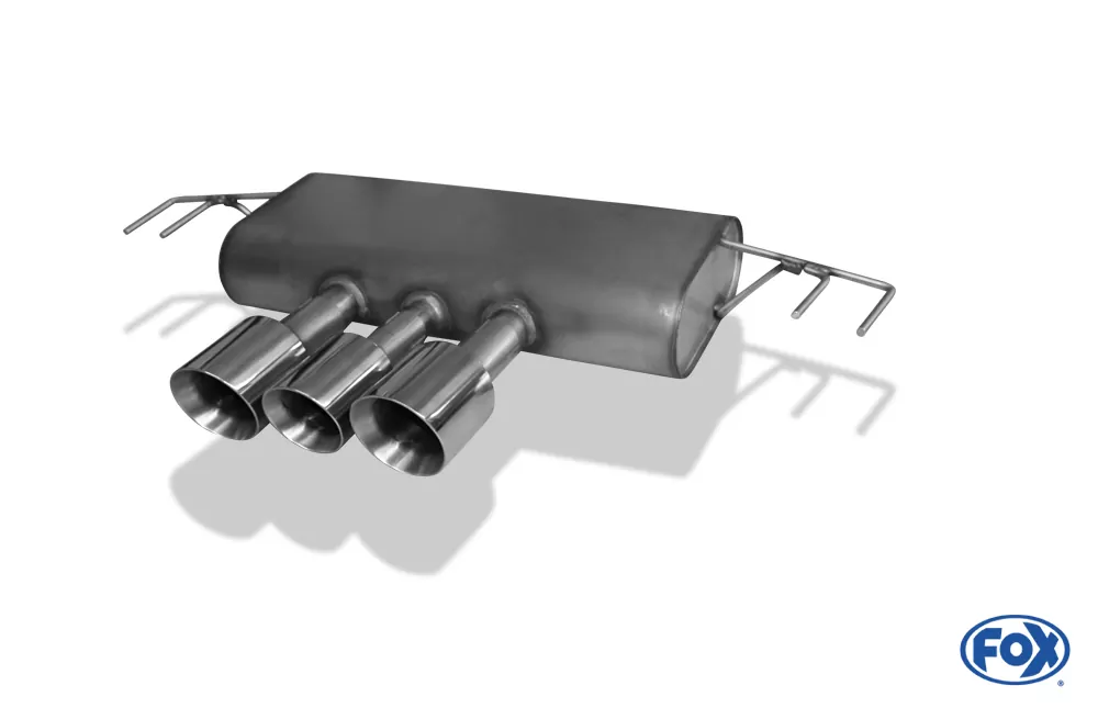 Honda Civic X Type R  Endschalldämpfer quer Ausgang rechts/links  - 100-90-100 Typ 25 mittig